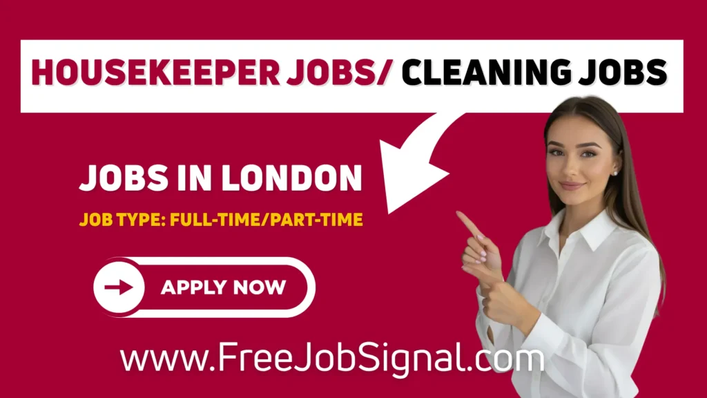 Part-Time Cleaning Jobs in Paddington 2025 London – Earn £14hr with Maid2Clean housekeeper jobs